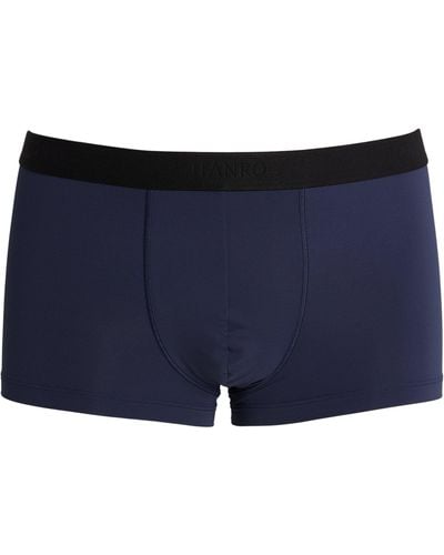 Hanro Micro Touch Trunks - Blue