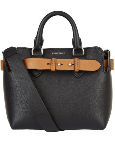 Burberry Baby Leather Belt Bag - Black