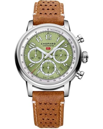 Chopard Lucent Steel Mille Miglia Chronograph Watch 40.5mm - Gray