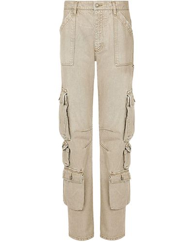 Dolce & Gabbana Denim Cargo Trousers - Natural