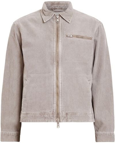 AllSaints Corduroy Kipax Jacket - Grey