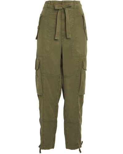 Polo Ralph Lauren Drawstring Cargo Trousers - Green