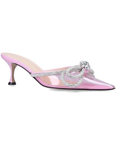 Mach & Mach Double Bow Mules 65 - Pink