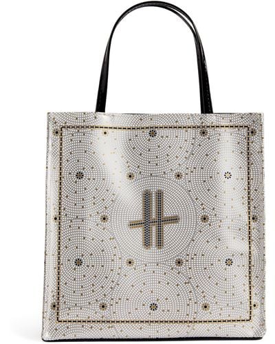 Harrods Small Mosaic Floor Shopper Bag - Multicolour