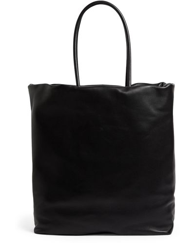 Fabiana Filippi Large Leather Shopper Bag - Black