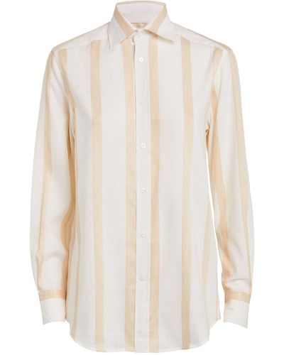 With Nothing Underneath Weave The Boyfriend Shirt - White