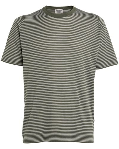 John Smedley Sea Island T-shirt - Gray