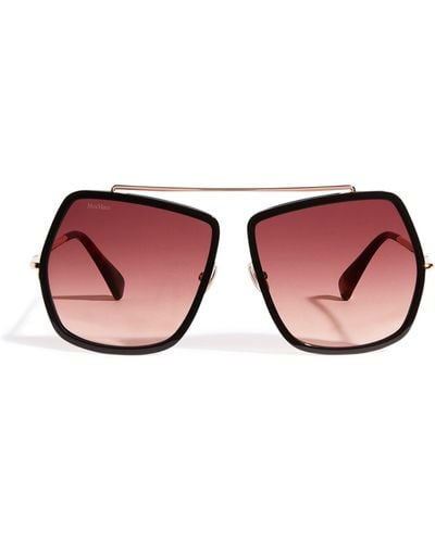 Max Mara Oversized Sunglasses - Pink