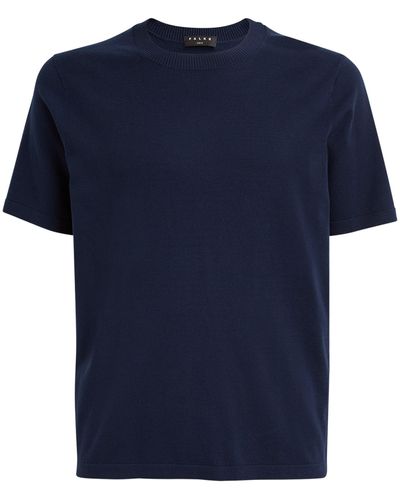 FALKE Knitted T-shirt - Blue
