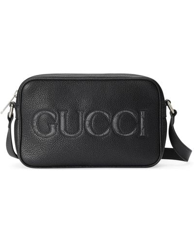 Gucci Mini Logo Shoulder Bag - Black