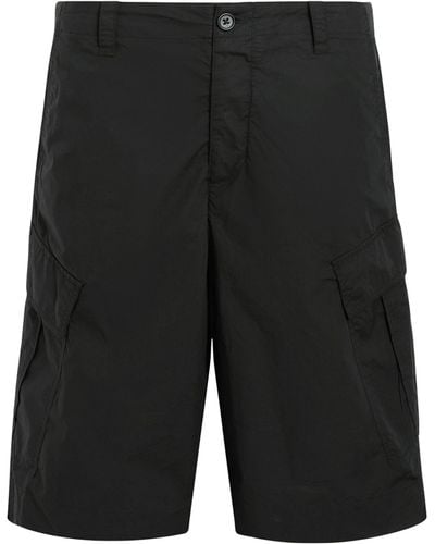 AllSaints Organic Cotton Ardy Cargo Shorts - Black