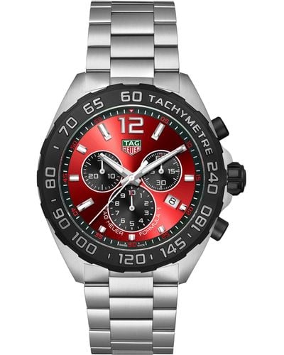 Tag Heuer Stainless Steel Formula 1 Chronograph Watch 43mm - Grey