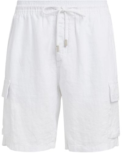 Vilebrequin Linen Baie Shorts - White