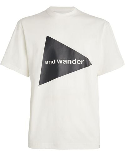 and wander Logo T-shirt - White