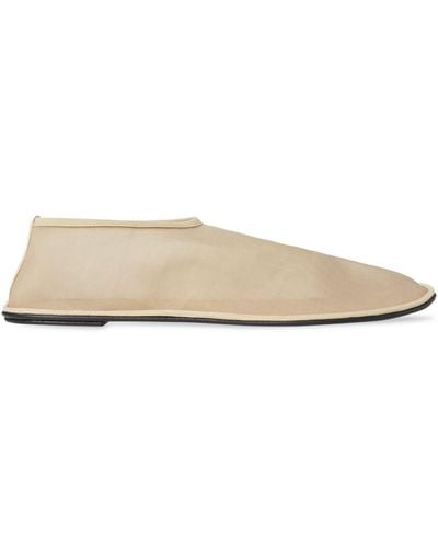 The Row Mesh Sock Loafers - Natural