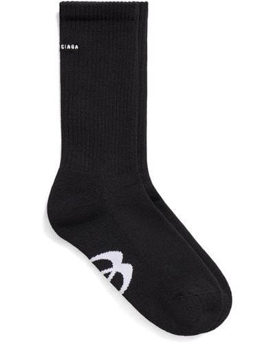 Balenciaga Unity Sports Socks - Black