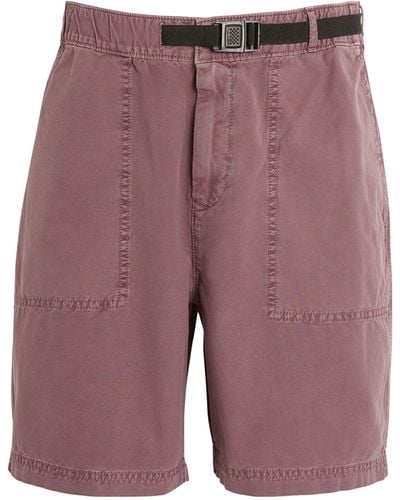 Barbour Cotton Grindle Shorts - Purple