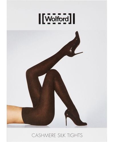Wolford Cashmere And Silk Tights - Black
