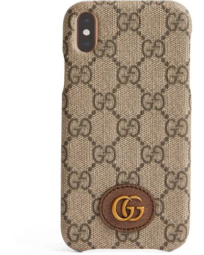 Gucci GG Supreme Canvas Iphone Xr Case - Natural