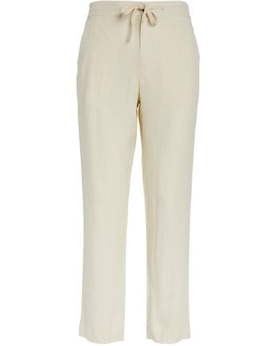 Vince Hemp Straight Trousers - Natural