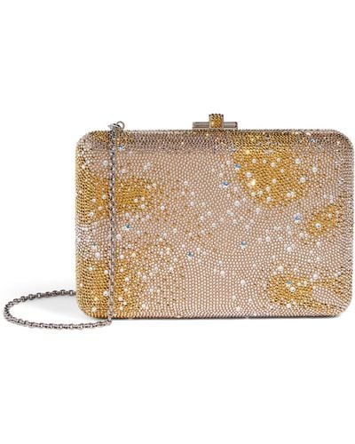Judith Leiber Crystal-embellished Galaxy Clutch - Natural
