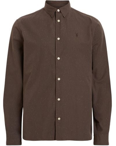 AllSaints Molera Shirt - Brown