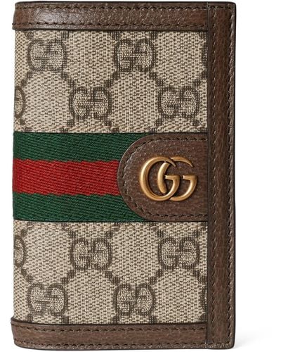 Gucci Ophidia Gg Card Holder - Natural