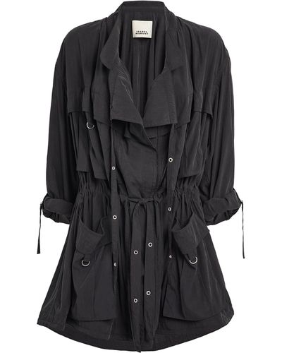 Isabel Marant Hanel Cargo Coat - Black