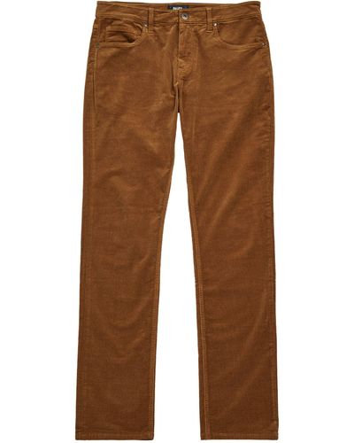 PAIGE Corduroy Federal Slim Trousers - Brown
