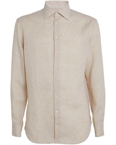 Giorgio Armani Linen Shirt - White