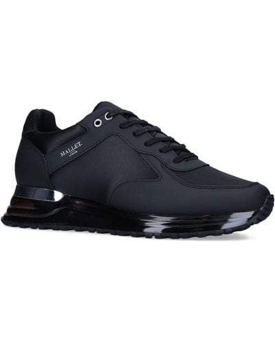 Mallet Leather Lux 2.0 Midnight Sneakers - Black