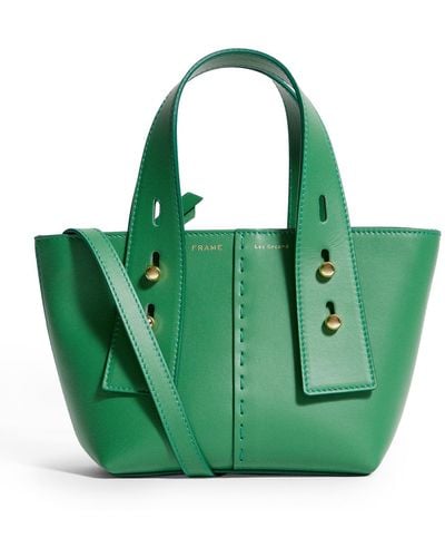 FRAME Les Second Mini Leather Bag - Green