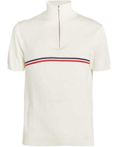 Ron Dorff Cotton-silk Polo Shirt - White