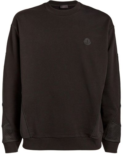 Moncler Mesh-insert Sweatshirt - Black