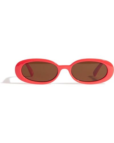 Le Specs Outta Love Sunglasses - Red