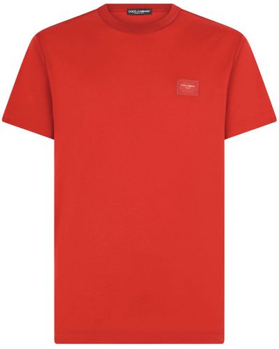 Dolce & Gabbana Cotton Jersey T-shirt - Red