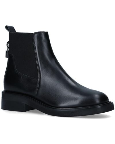 Carvela Kurt Geiger Leather Lock Ankle Boots - Black