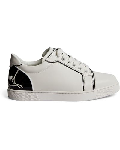 Christian Louboutin Fun Vieira Leather Sneakers - White