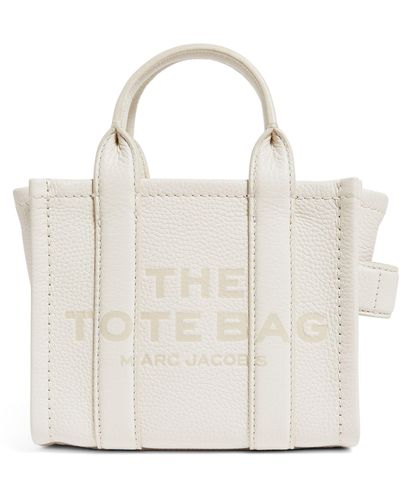 Marc Jacobs The Micro Leather The Tote Bag - White