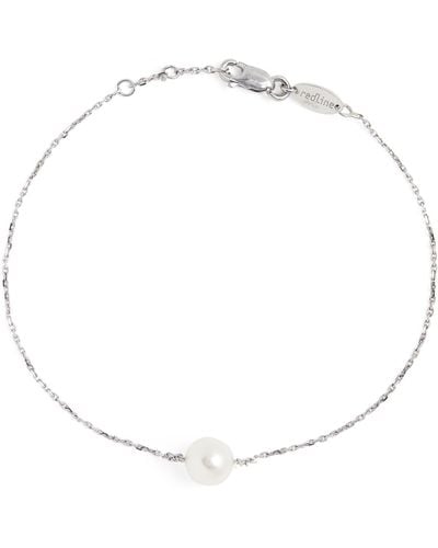 RedLine White Gold And Akoya Pearl Sensuelle Chain Bracelet