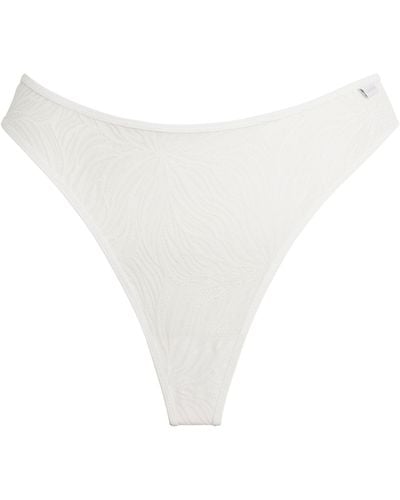 Calvin Klein Lace Thong - White