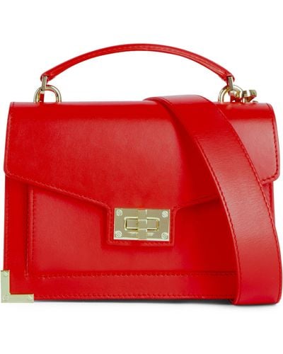 The Kooples Small Leather Emily Bag - Red