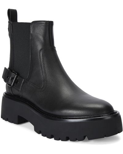 Kurt Geiger Leather Matilda Chelsea Boots - Black
