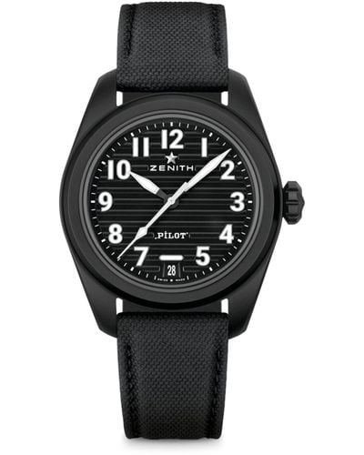 Zenith Ceramic Pilot Automatic Watch 40mm - Black