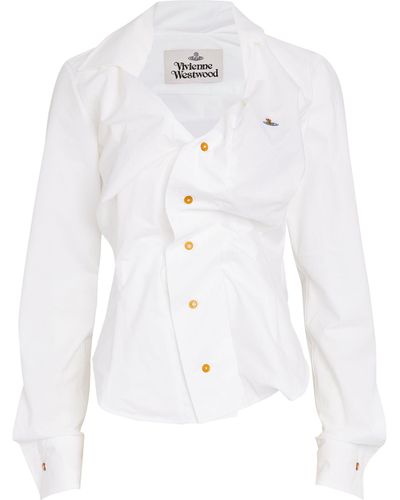 Vivienne Westwood Asymmetric Drunken Shirt - White