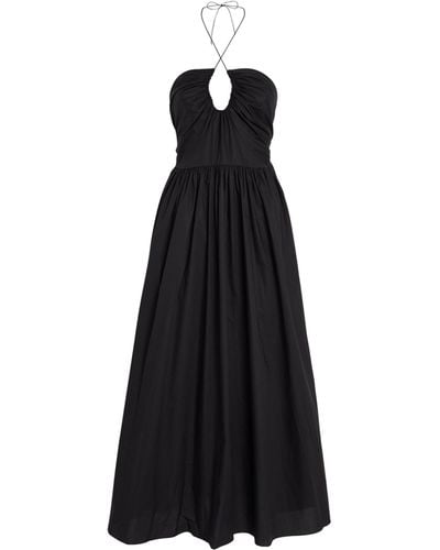 Matteau Organic Cotton Halterneck Sun Dress - Black