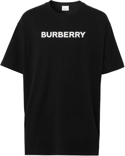 Burberry Oversized Logo T-shirt - Black