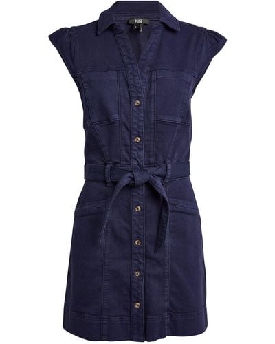 PAIGE Jaxsyn Cargo Dress - Blue