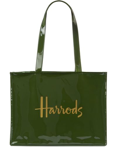 Harrods Logo Tote Bag - Green