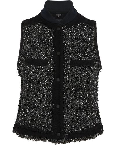 Rag & Bone Wool-blend Judith Sweater Vest - Black